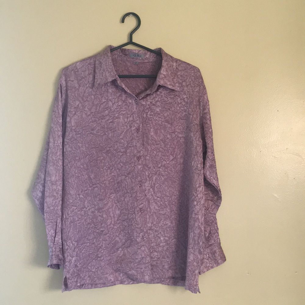 Y2 BLU Button down shirt